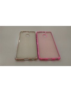 Funda transparente con bordes de color para Huawei P9