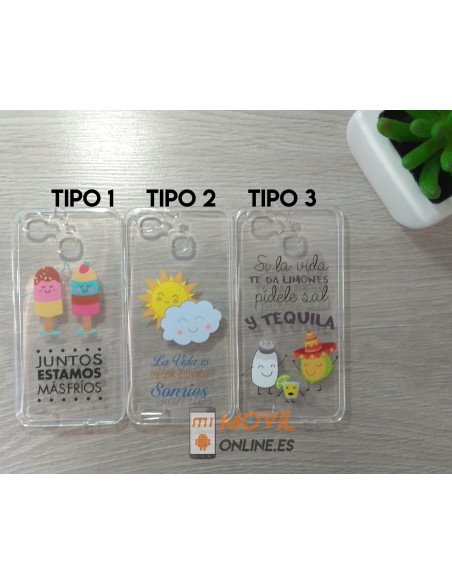 Funda de gel con dibujos para Huawei P8 Lite Smart