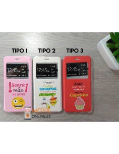 Funda de libro con dibujos para Huawei P8 Lite 2017 / P9 Lite 2017