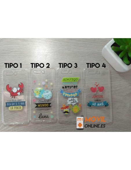 Funda de gel con dibujos para Huawei P10