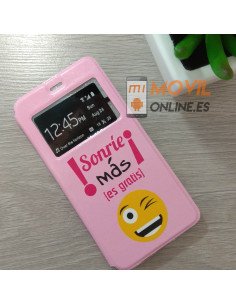 Funda de libro con dibujos para Huawei P10 Plus