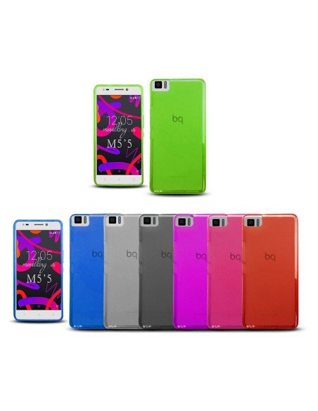 Funda de gel para BQ Aquaris X5 Plus