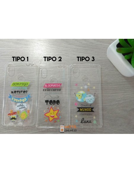 Funda de gel con dibujos para BQ X / X Pro