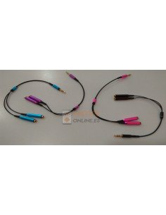 Cable para conectar dos auriculares