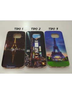 Funda de gel con dibujos para Samsung Galaxy S6 Edge