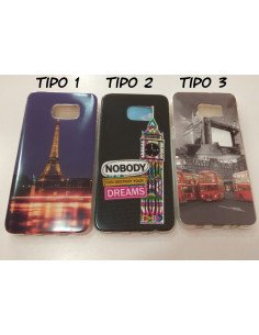 Funda de gel con dibujos para Samsung Galaxy S6 Edge Plus