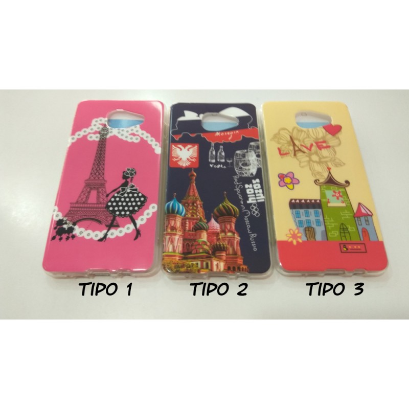 Funda de gel con dibujos para Samsung Galaxy A5 2016