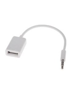 Adaptador USB Hembra a Jack 3.5