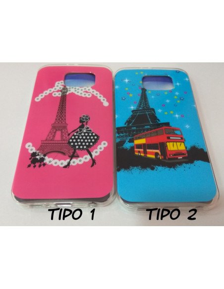 Funda de gel con dibujos para Samsung Galaxy S7 Plus