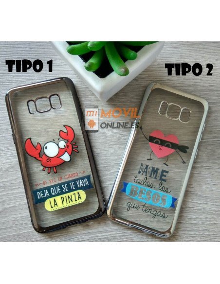 Funda de gel con dibujos para Samsung Galaxy S8