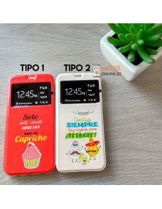 Funda de libro con dibujos para Samsung Galaxy S8 Plus