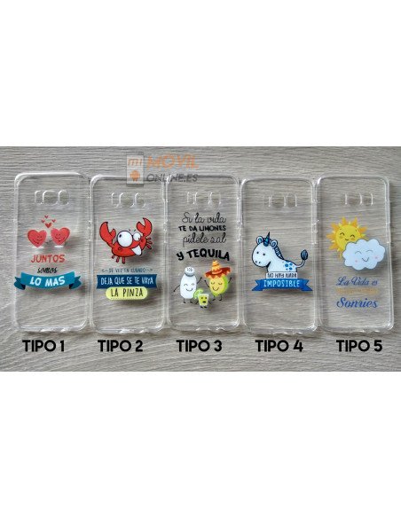 Funda de gel con dibujos para Samsung Galaxy S8 Plus