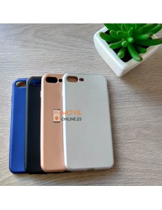 Funda de gel mate para iPhone 7 Plus / 8 Plus