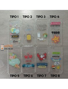 Funda de gel con dibujos para iPhone 7 / 8 / SE 2020