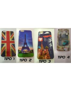 Funda de gel con dibujos para iPhone 6 Plus / 6S Plus