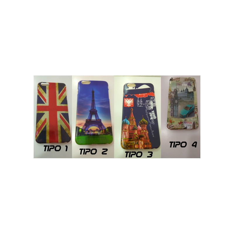 Funda de gel con dibujos para iPhone 6 Plus / 6S Plus