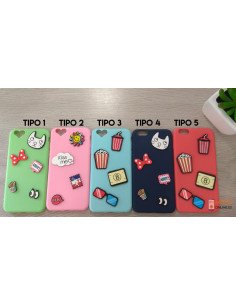 Funda de gel con dibujos para iPhone 6 Plus / 6S Plus