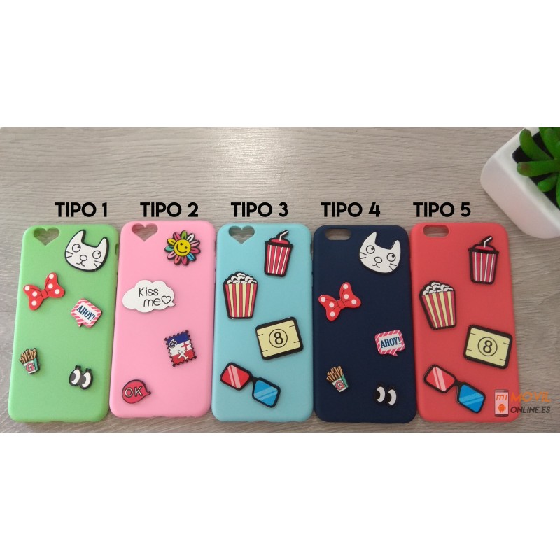 Funda de gel con dibujos para iPhone 6 Plus / 6S Plus