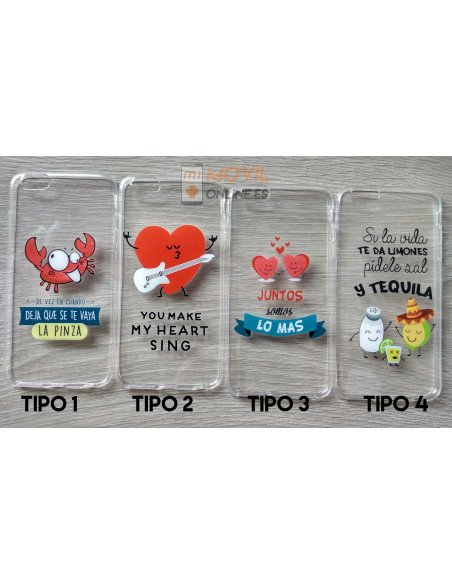 Funda de gel con dibujos para iPhone 6 Plus / 6S Plus