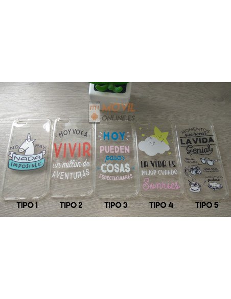 Funda de gel con dibujos para iPhone 6 Plus / 6S Plus
