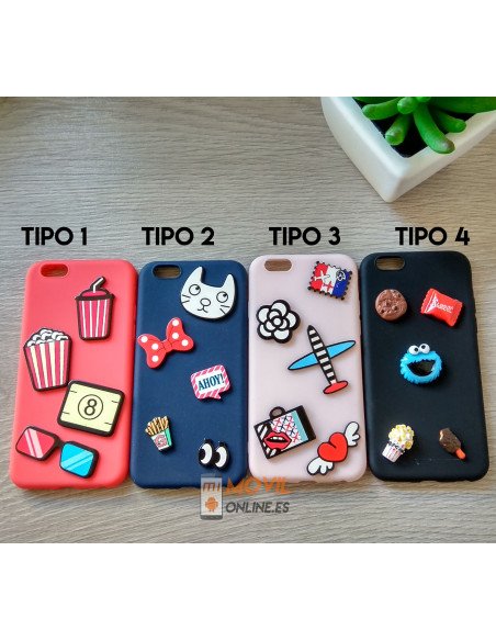 Funda de gel con dibujos para iPhone 6 / 6S