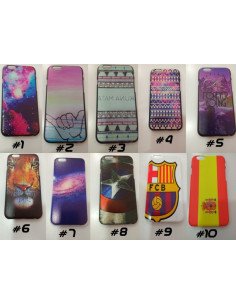 Funda rigida con dibujos para iPhone 6 / 6S