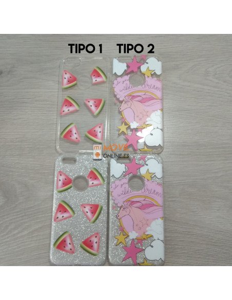 Funda de dibujos con purpurina para iPhone 6 Plus / 6s Plus