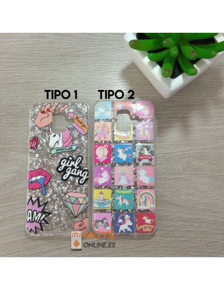 Funda de dibujos para Samsung Galaxy J4 2018