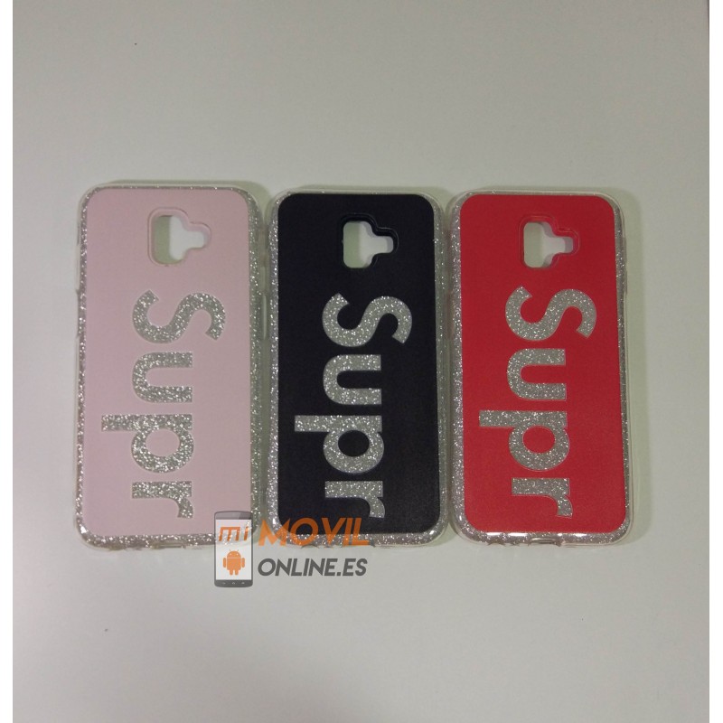 Funda de gel "SUPR" para Samsung Galaxy J6 Plus