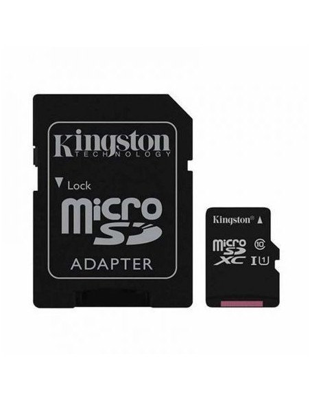 TARJETA MICROSD XC - 64GB + ADAPTADOR KINGSTON CANVAS SELECT - CLASE 10 - 80MB/S