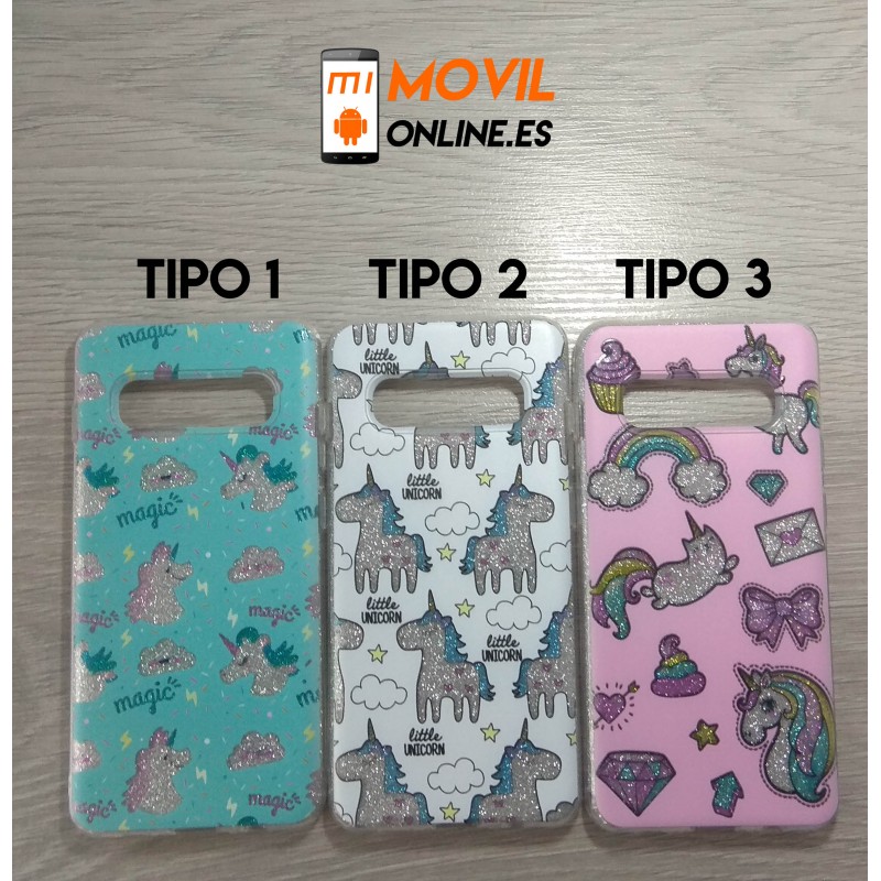 Funda de gel con dibujos para Samsung Galaxy S10