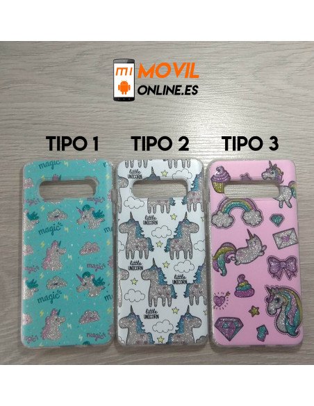 Funda de gel con dibujos para Samsung Galaxy S10e