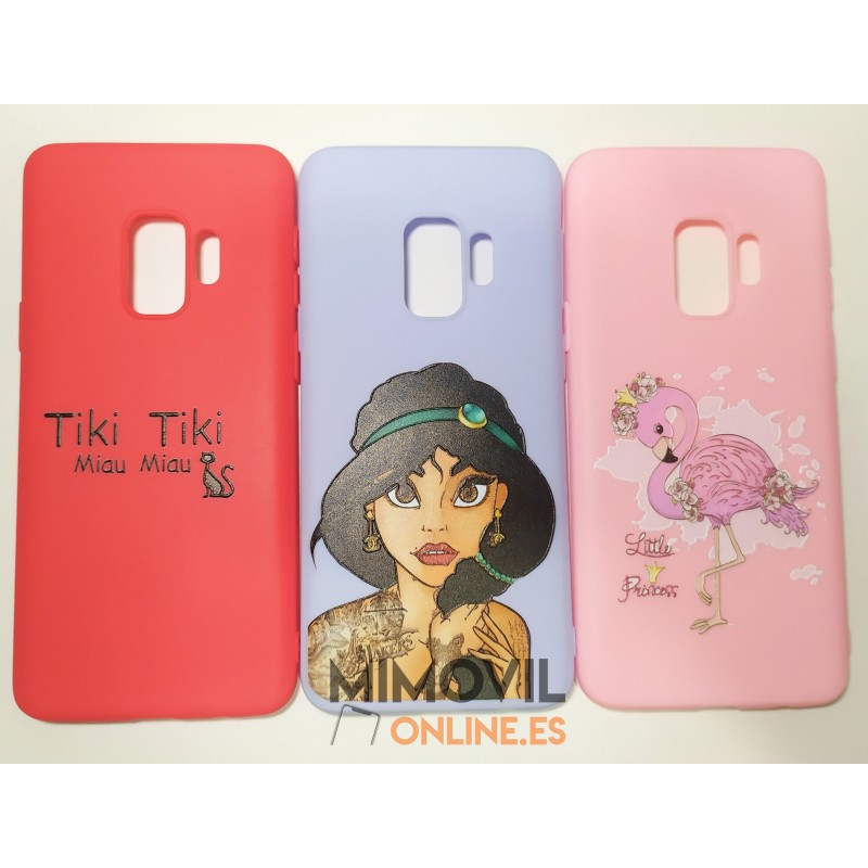 Funda de gel con dibujos para Samsung Galaxy S9