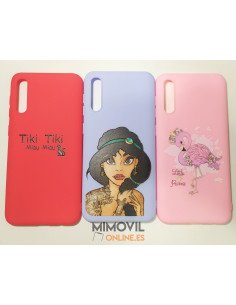 Funda de gel con dibujos para Samsung A20