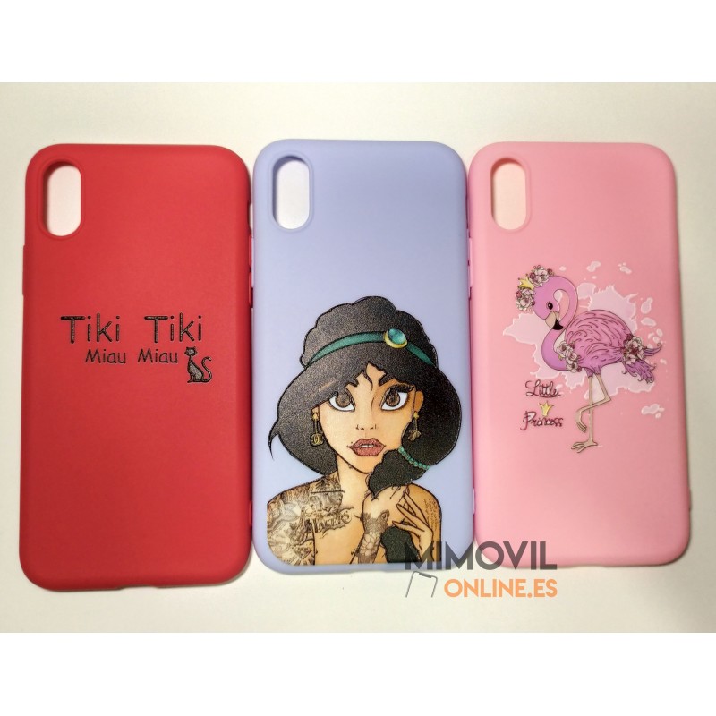 Funda de gel con dibujos para iPhone XS Max