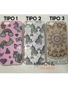 Funda de gel con dibujos para iPhone 6 / 6s