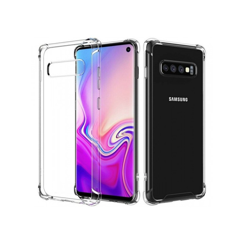 Funda transparente anti-golpes para Samsung S10