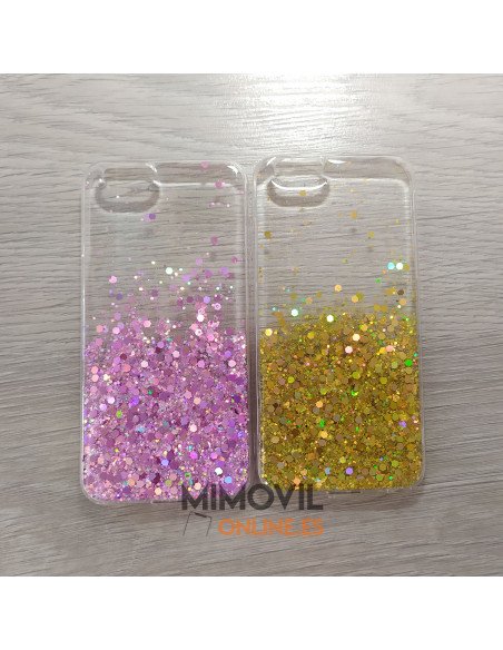 Funda purpurina para iPhone 7 Plus / iPhone 8 Plus