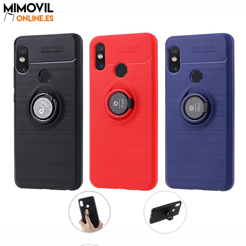 Funda gel calidad con soporte para Xiaomi Redmi Note 7