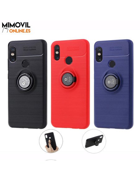 Funda gel calidad con soporte para Xiaomi Redmi Note 7