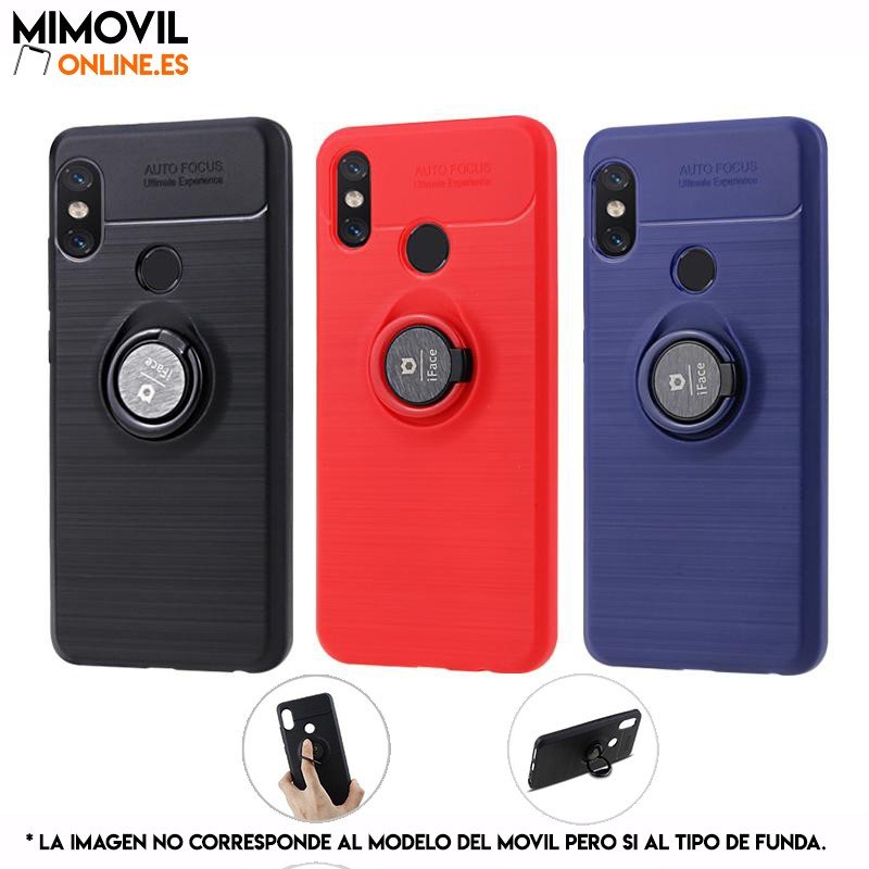 Funda gel calidad con soporte para iPhone X / XS