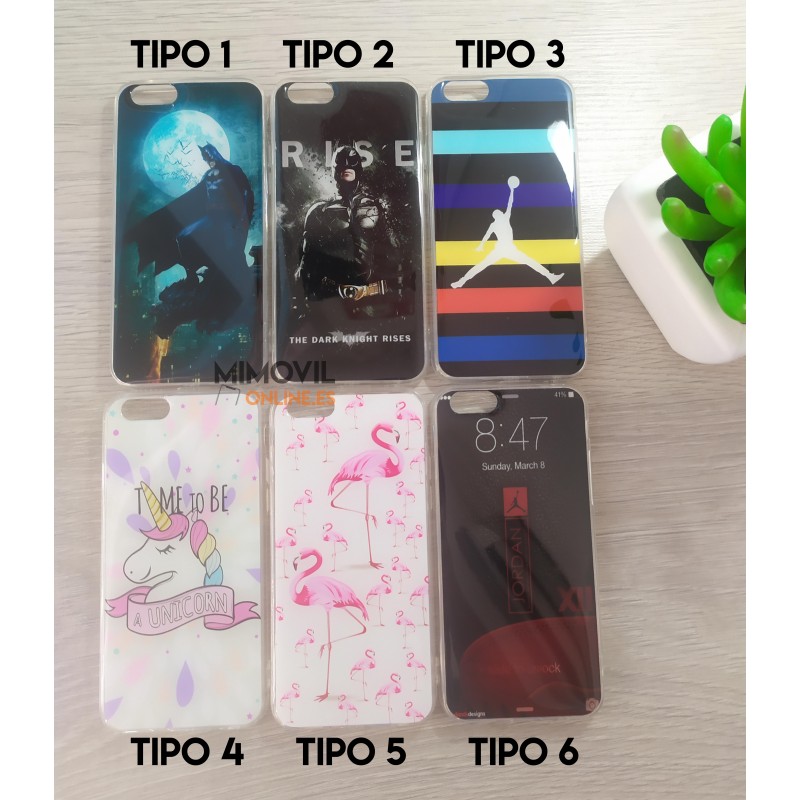 Funda de gel con dibujos para iPhone 6 / 6S