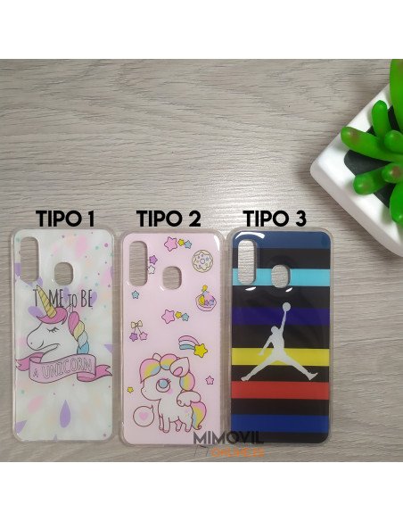 Funda de gel con dibujos para Samsung Galaxy a40