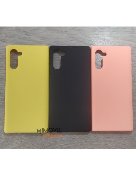 Funda silicona calidad para Samsung Note 10
