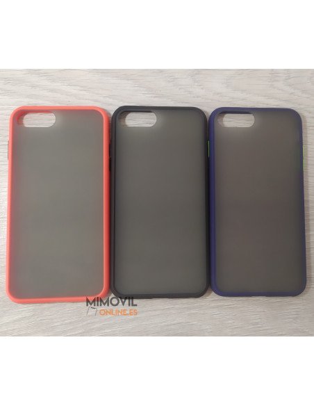 Funda bordes de color para iPhone 7 Plus / 8 Plus