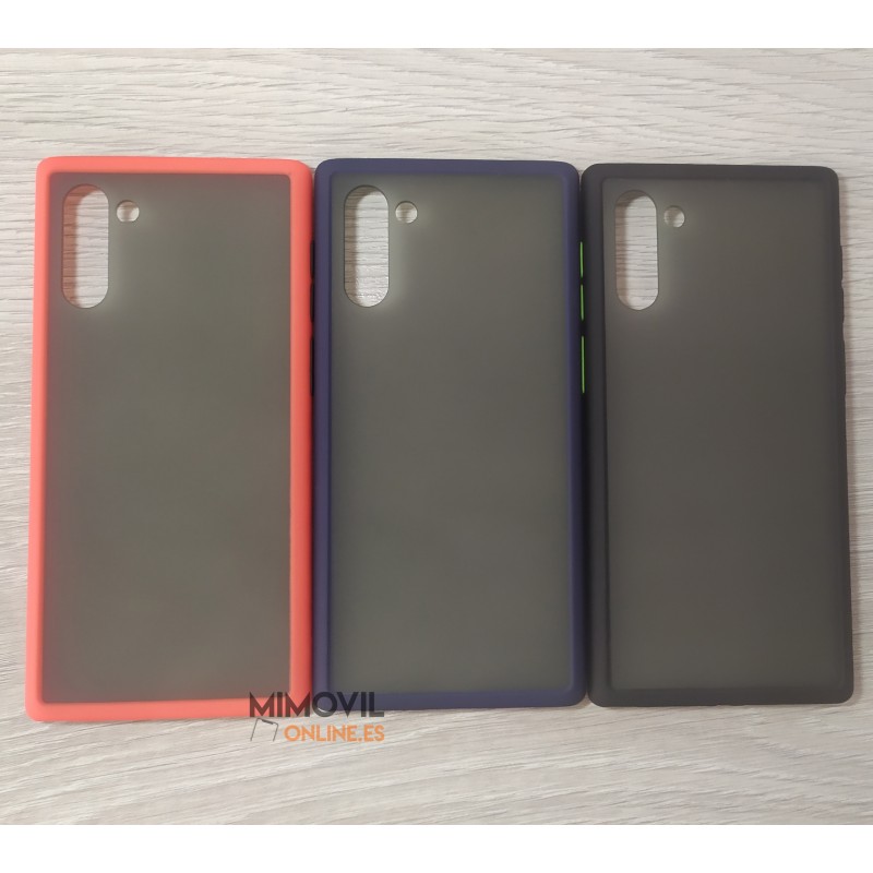 Funda bordes de color para Samsung Note 10 Plus