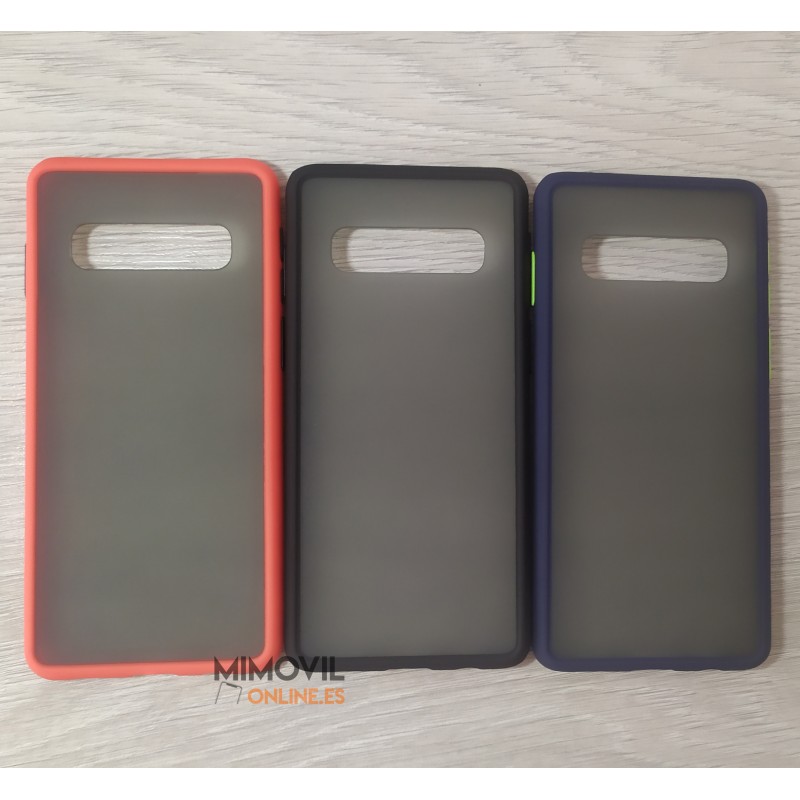 Funda bordes de color para Samsung S10 Plus