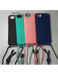 Funda de gel con cuerdas para iPhone 6 / 6S / 7 / 8