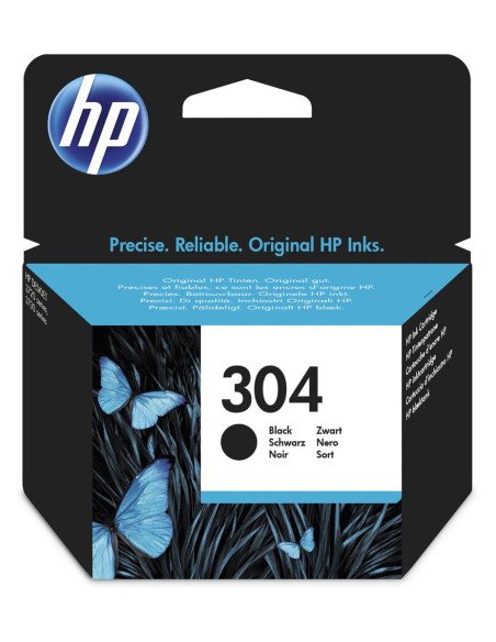 Cartucho de tinta original Negro HP 304