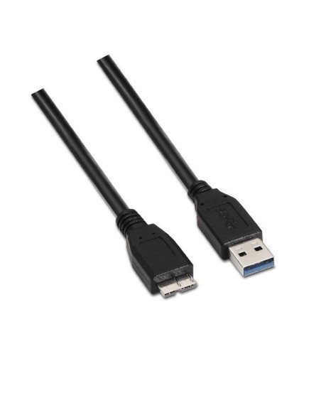 CABLE USB 3.0 AISENS A105-0043 - CONECTORES USB TIPO A MACHO/ USB TIPO MICRO B MACHO - 1M - NEGRO